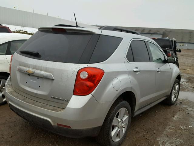 2GNALDEK9D6336201 - 2013 CHEVROLET EQUINOX LT SILVER photo 4