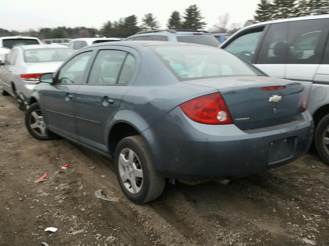 1G1AK52F357562222 - 2005 CHEVROLET COBALT BLUE photo 3