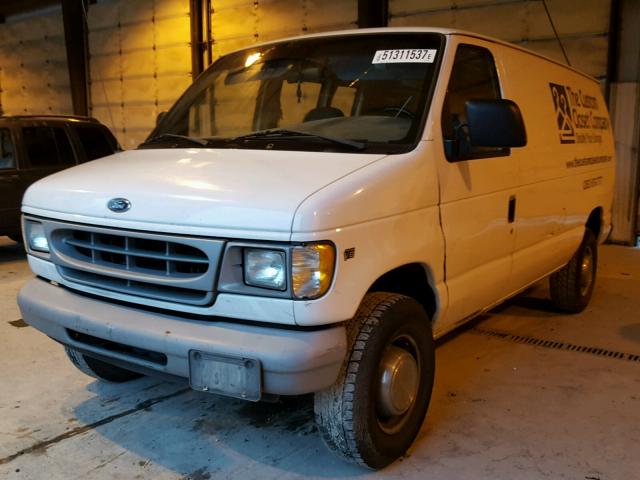 1FTNE24L3YHA26631 - 2000 FORD ECONOLINE WHITE photo 2