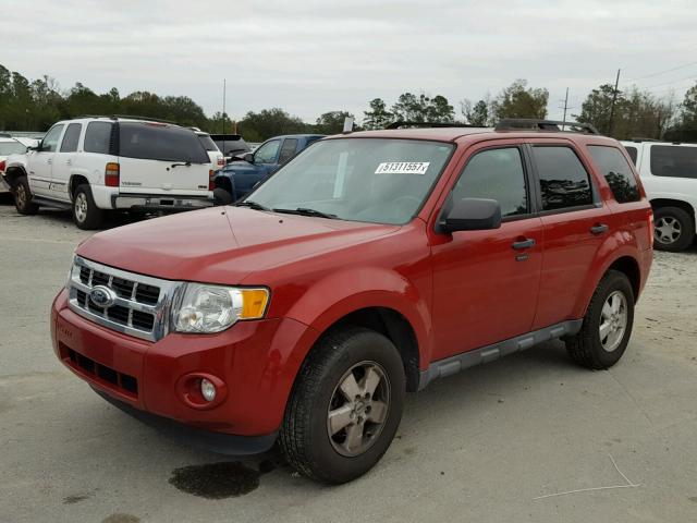 1FMCU0D72BKA83264 - 2011 FORD ESCAPE XLT RED photo 2