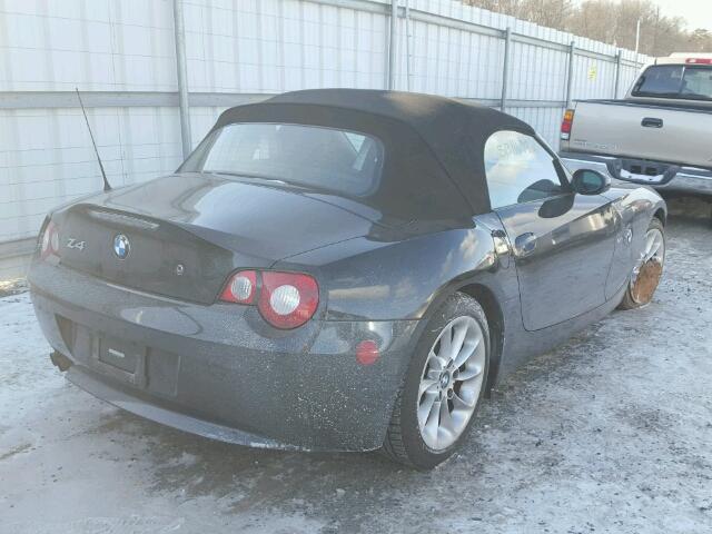 4USBT33585LR70638 - 2005 BMW Z4 2.5 BLACK photo 4