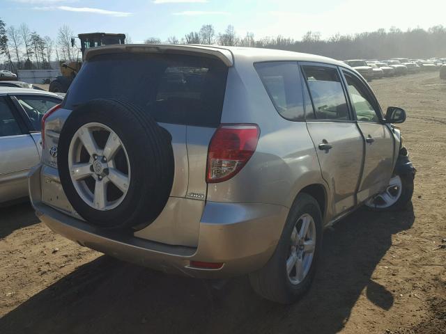 JTMBD33V586080751 - 2008 TOYOTA RAV4 GOLD photo 4