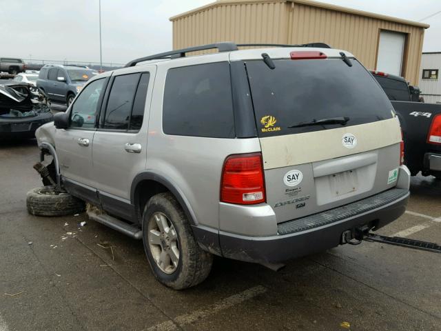 1FMZU73K54ZA53341 - 2004 FORD EXPLORER X GRAY photo 3