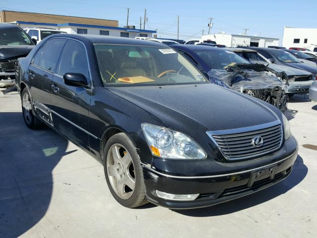 JTHBN36F255022128 - 2005 LEXUS LS 430 BLACK photo 1