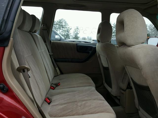 JF1SF656X1H752322 - 2001 SUBARU FORESTER S 红色 照片 6