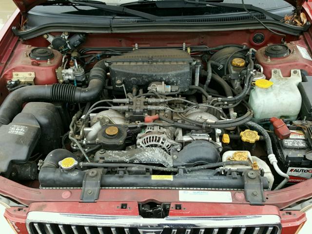 JF1SF656X1H752322 - 2001 SUBARU FORESTER S 红色 照片 7