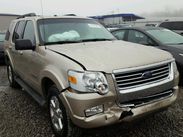 1FMEU63E67UB71676 - 2007 FORD EXPLORER X BEIGE photo 1