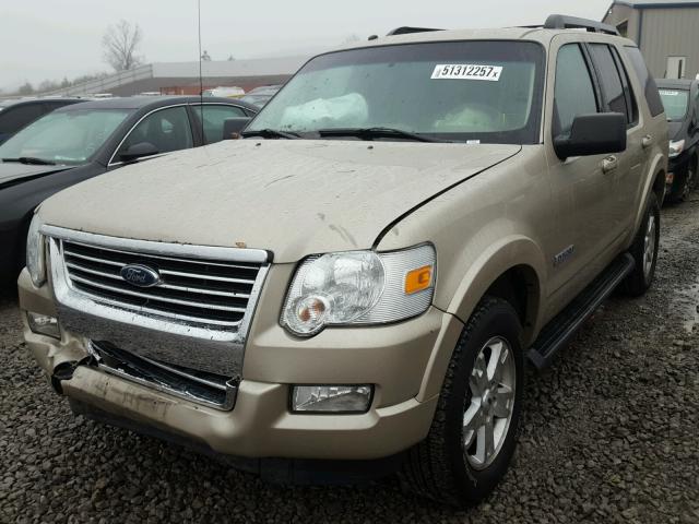 1FMEU63E67UB71676 - 2007 FORD EXPLORER X BEIGE photo 2