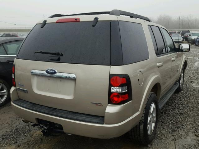 1FMEU63E67UB71676 - 2007 FORD EXPLORER X BEIGE photo 4