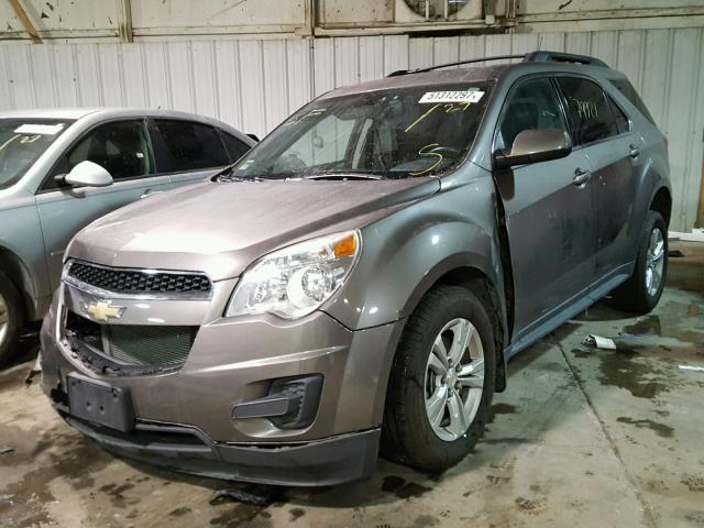 2CNALDEC9B6247044 - 2011 CHEVROLET EQUINOX LT BROWN photo 2