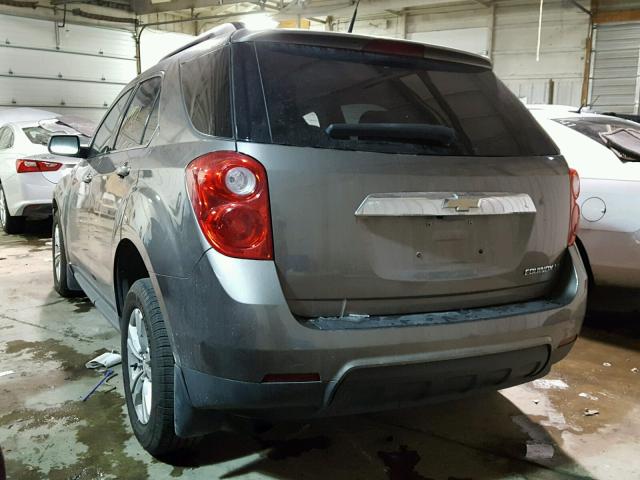 2CNALDEC9B6247044 - 2011 CHEVROLET EQUINOX LT BROWN photo 3