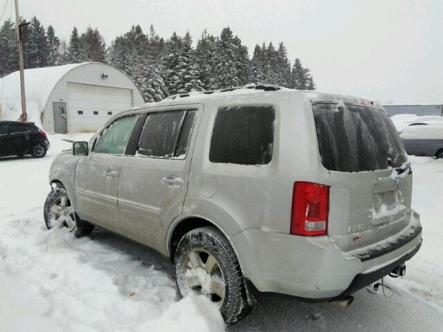 5FNYF4H47BB505389 - 2011 HONDA PILOT EX GRAY photo 3