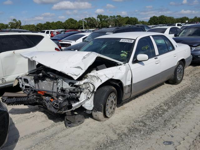 2MEFM74W74X672777 - 2004 MERCURY GRAND MARQ WHITE photo 2