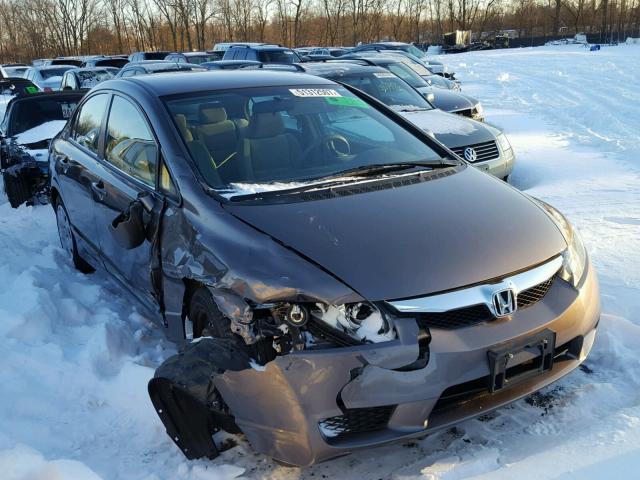 2HGFA1F56BH514841 - 2011 HONDA CIVIC LX GRAY photo 1