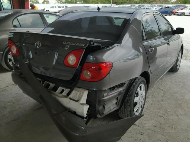 1NXBR32E77Z793790 - 2007 TOYOTA COROLLA CE GRAY photo 4