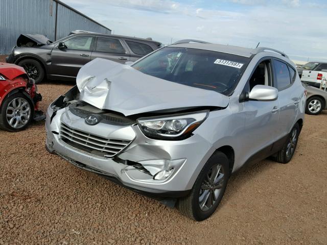 KM8JU3AG1FU049923 - 2015 HYUNDAI TUCSON LIM SILVER photo 2