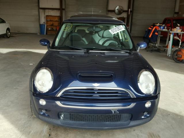 WMWRE33536TJ40971 - 2006 MINI COOPER S BLUE photo 9