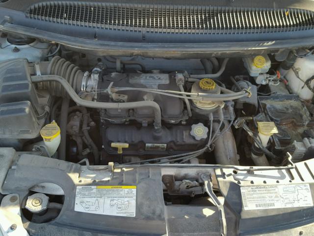 1B8GP253X2B579347 - 2002 DODGE CARAVAN SE WHITE photo 7