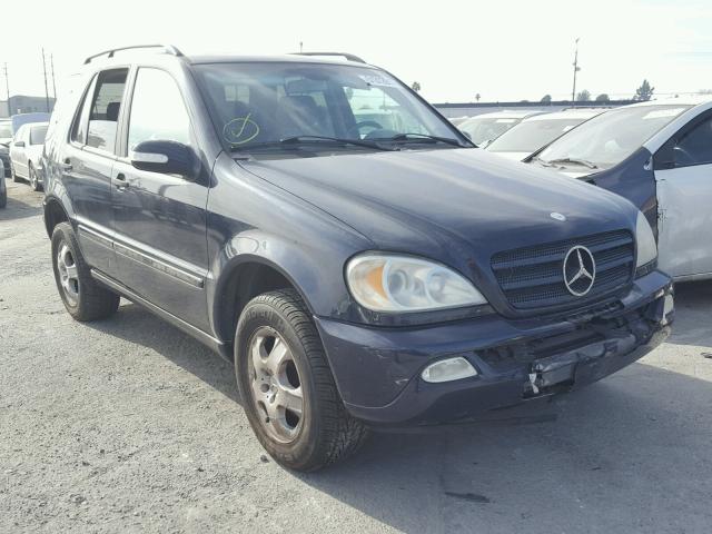 4JGAB54E82A371840 - 2002 MERCEDES-BENZ ML 320 BLUE photo 1