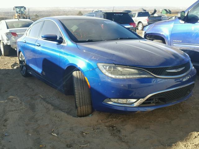 1C3CCCEG4FN548434 - 2015 CHRYSLER 200 C BLUE photo 1