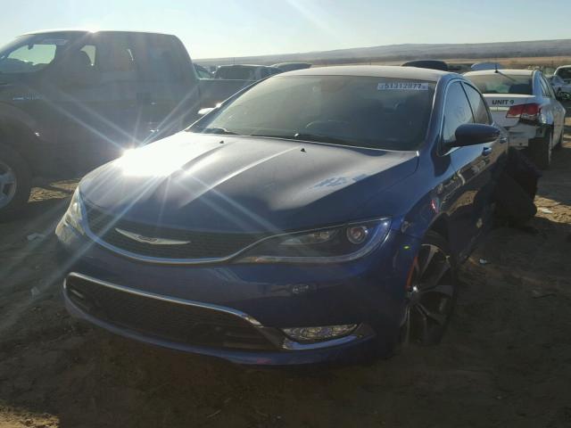 1C3CCCEG4FN548434 - 2015 CHRYSLER 200 C BLUE photo 2