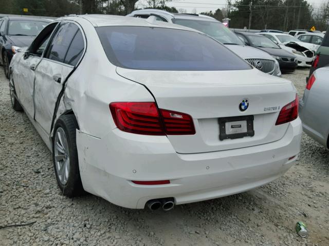 WBA5A5C54ED508248 - 2014 BMW 528 I WHITE photo 3