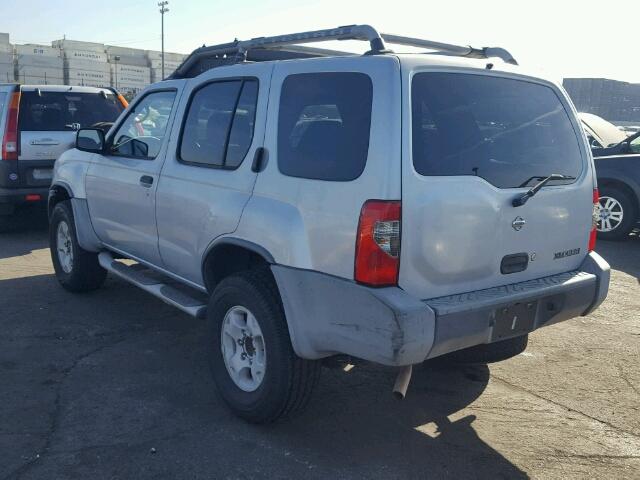 5N1ED28T9YC509837 - 2000 NISSAN XTERRA XE SILVER photo 3