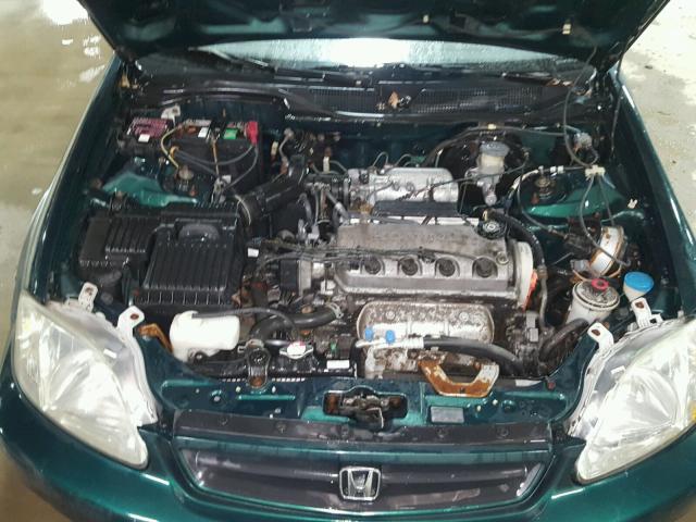 1HGEJ8248YL123963 - 2000 HONDA CIVIC EX GREEN photo 7