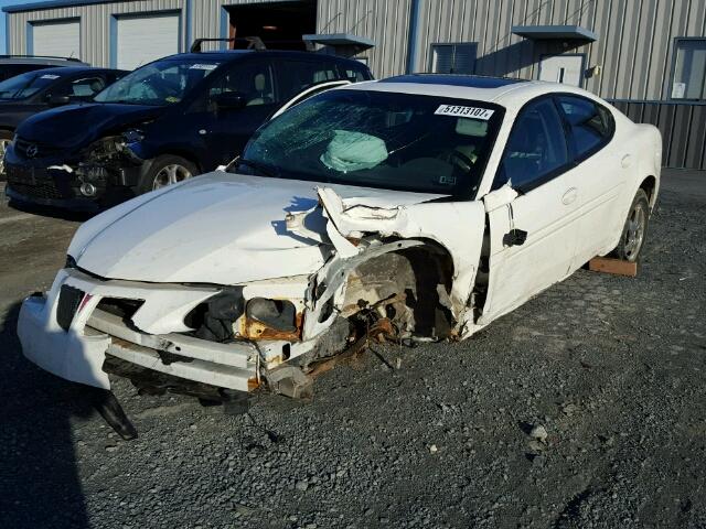 2G2WS522741374068 - 2004 PONTIAC GRAND PRIX WHITE photo 2