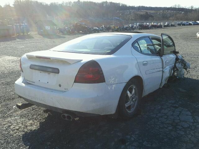 2G2WS522741374068 - 2004 PONTIAC GRAND PRIX WHITE photo 4