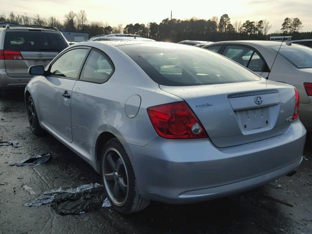 JTKDE167560072939 - 2006 TOYOTA SCION TC SILVER photo 3