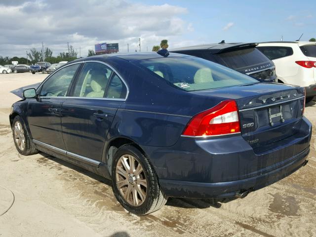 YV1982AS5A1126114 - 2010 VOLVO S80 3.2 BLUE photo 3