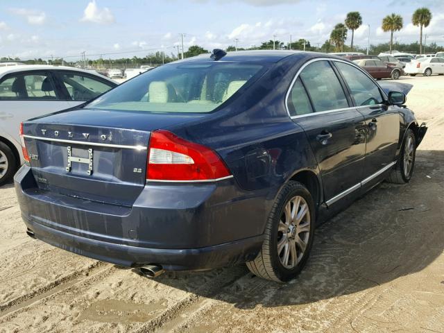 YV1982AS5A1126114 - 2010 VOLVO S80 3.2 BLUE photo 4