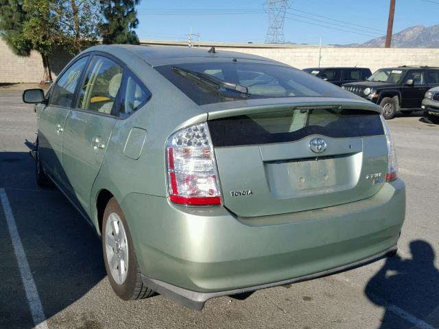 JTDKB20U383314270 - 2008 TOYOTA PRIUS GREEN photo 3