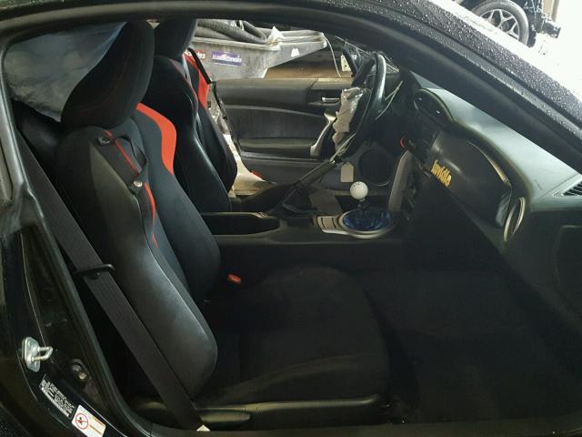 JF1ZNAA12D1701036 - 2013 TOYOTA SCION FR-S BLACK photo 5