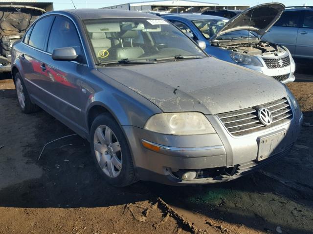 WVWTH63B03P052102 - 2003 VOLKSWAGEN PASSAT GLX SILVER photo 1