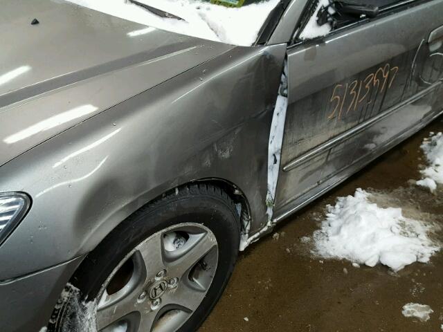 2HGES26714H612484 - 2004 HONDA CIVIC EX ნაცრისფერი ფოტო 9