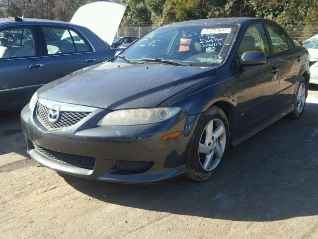 1YVFP80D035M55908 - 2003 MAZDA 6 S GRAY photo 2