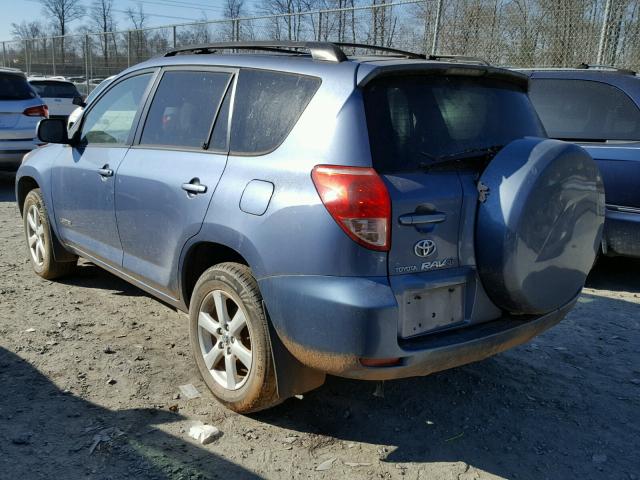 JTMBD31V975118800 - 2007 TOYOTA RAV4 LIMIT BLUE photo 3