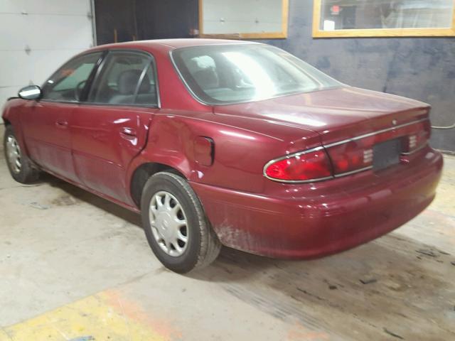 2G4WS52J151109386 - 2005 BUICK CENTURY CU MAROON photo 3