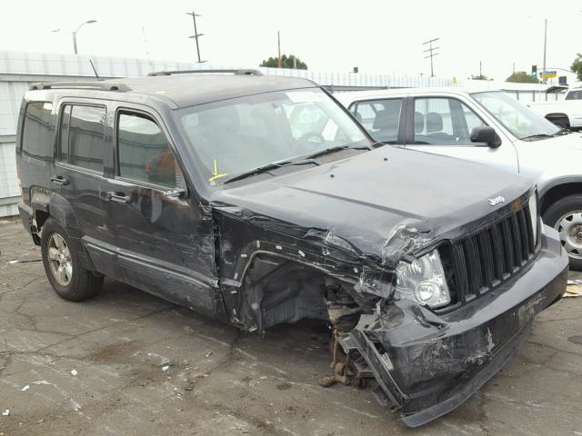 1J8GP28K19W533196 - 2009 JEEP LIBERTY SP BLACK photo 1