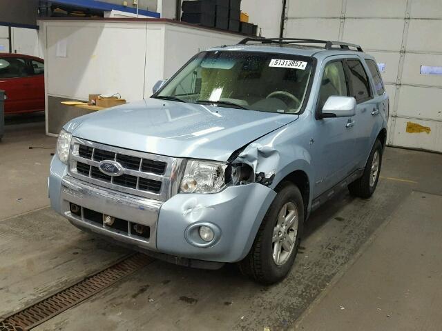 1FMCU59H18KD90075 - 2008 FORD ESCAPE HEV BLUE photo 2