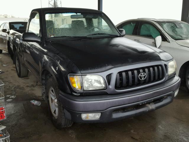 5TENL42N61Z855087 - 2001 TOYOTA TACOMA BLACK photo 1