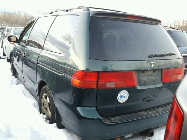 2HKRL1861XH546459 - 1999 HONDA ODYSSEY EX GREEN photo 3