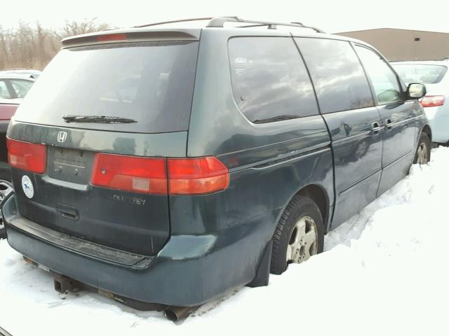 2HKRL1861XH546459 - 1999 HONDA ODYSSEY EX GREEN photo 4