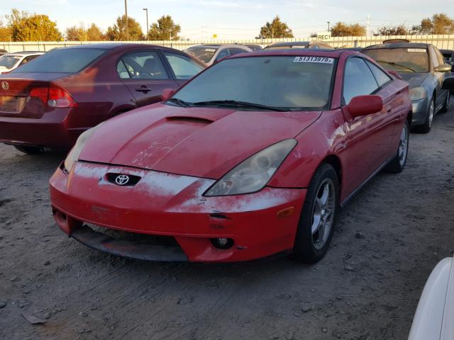 JTDDY32T810040671 - 2001 TOYOTA CELICA GT- RED photo 2