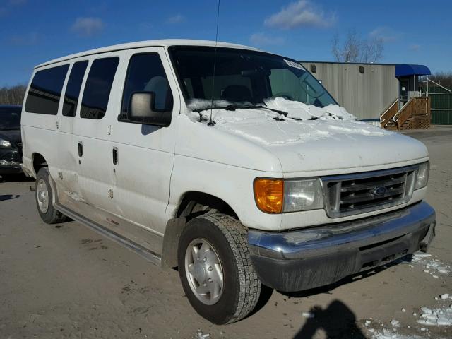 1FBNE31L97DB06228 - 2007 FORD ECONOLINE WHITE photo 1