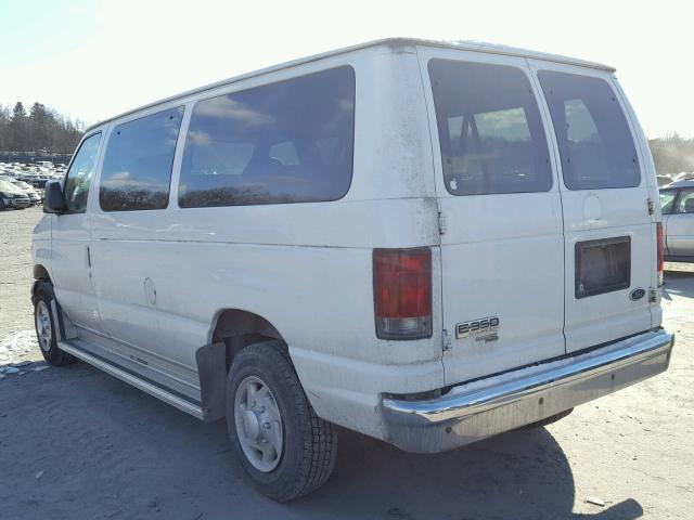 1FBNE31L97DB06228 - 2007 FORD ECONOLINE WHITE photo 3