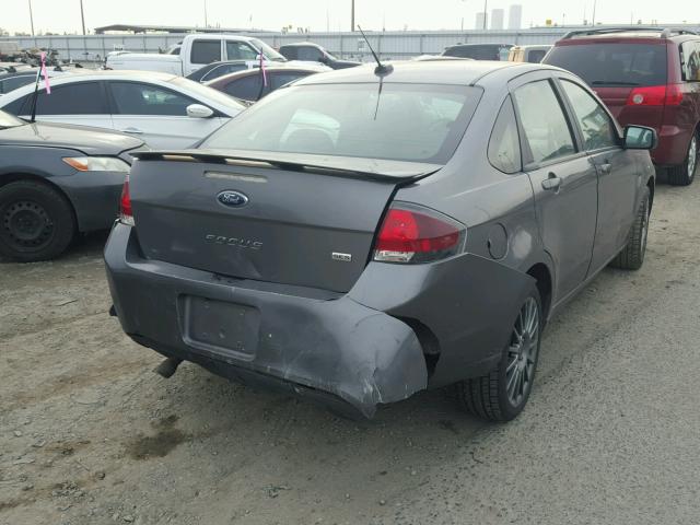 1FAHP3GN1AW208880 - 2010 FORD FOCUS SES GRAY photo 4