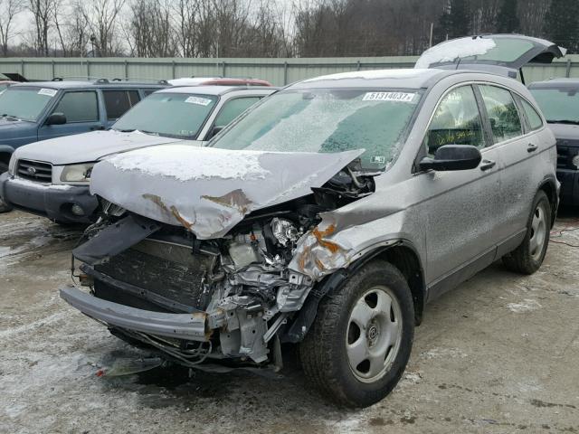 JHLRE48327C047556 - 2007 HONDA CR-V LX SILVER photo 2